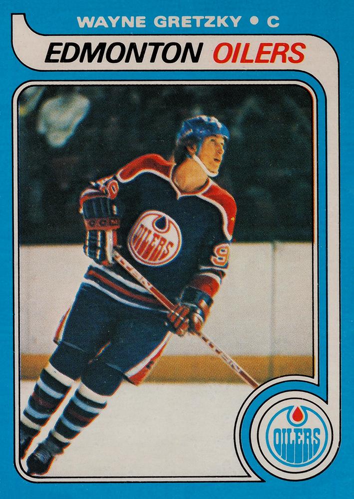 1979 Topps Oilers Wayne Gretzky Rookie Reprint Card 18 