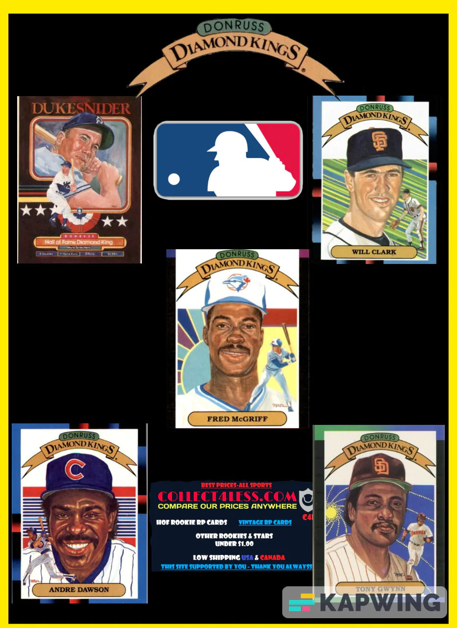 Tony Gwynn 1989 Donruss #6 San Diego Padres Baseball Card