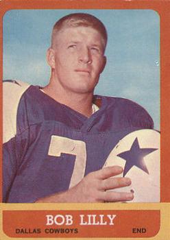 1963 TOPPS #83 BOB LILLY DALLAS COWBOYS HOF ROOKIE Reprint Card