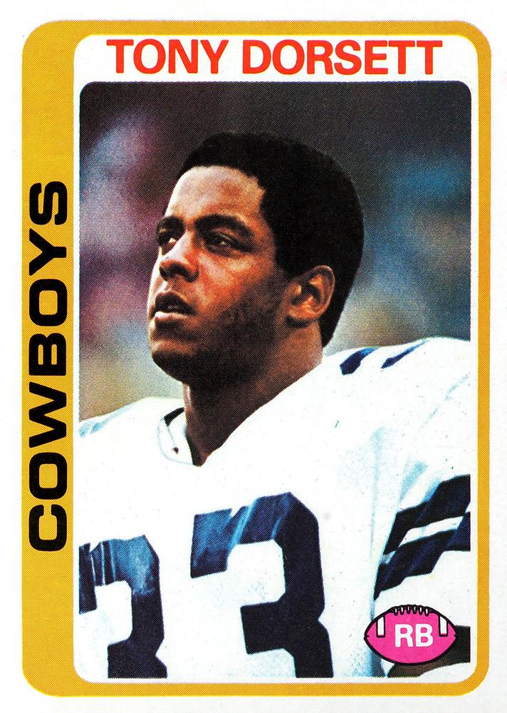 1978 Topps #315 Tony Dorsett Dallas Cowboys Rookie Reprint Card Card –