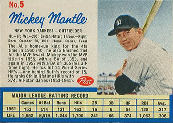 Mickey Mantle  New York Post