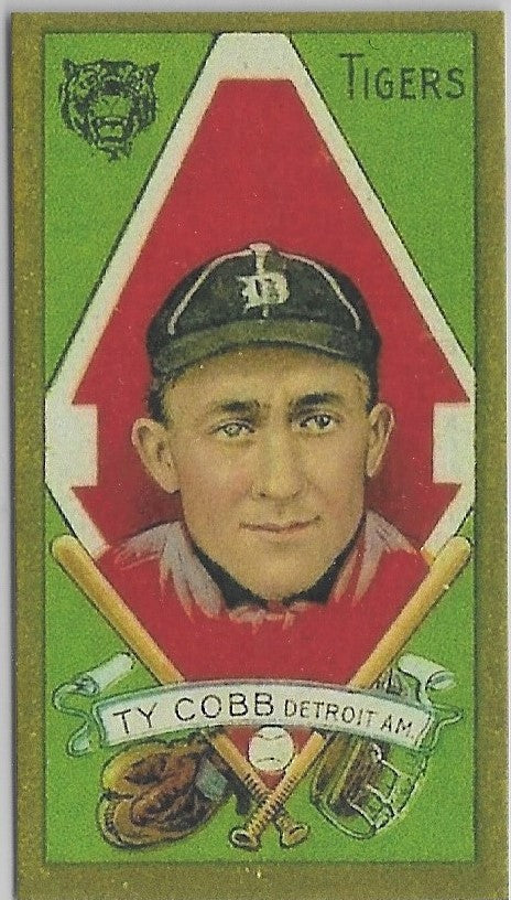 Ty Cobb, Detroit Tigers, baseball card portrait]