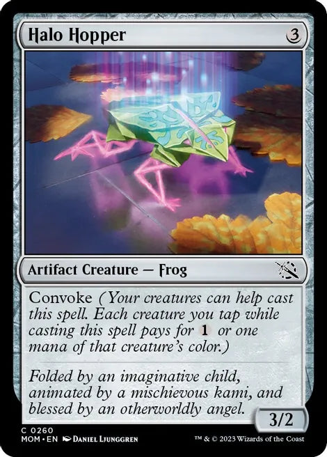 HALO HOPPER  MARCH OF THE MACHINE Artifact Creature — Frog #260 COMMON FOIL