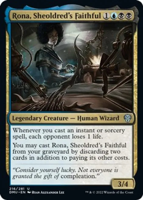 RONA SHEOLDREDS FAITHFUL -  Dominaria United #216 UNCOMMON FOIL