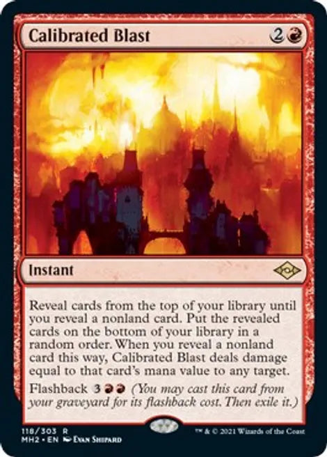 CALIBRATED BLAST  - Modern Horizons 2 118 INSTANT RARE