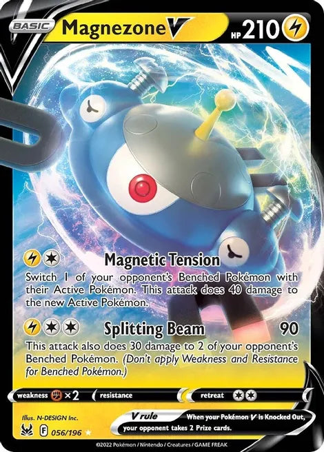 MAGNEZONE V - SWSH11  :LOST ORIGIN  056/196 / ULTRA RARE