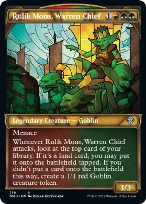 RULIK MONS, WARREN CHIEF (Showcase) - Dominaria United #316 Uncommon FOIL