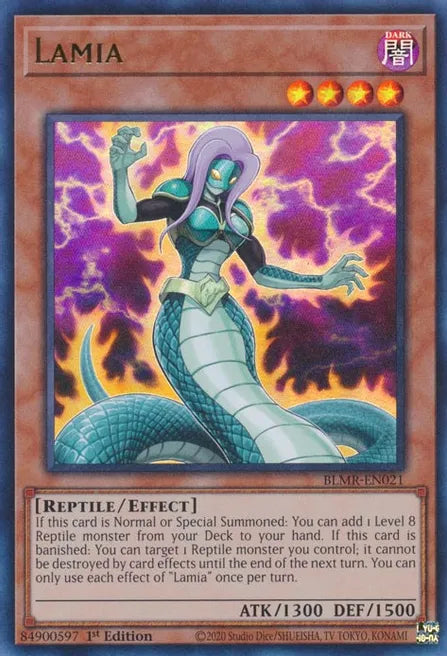 LAMIA - BATTLES OF LEGEND : Monstrous Revenge  BLMR-EN021 ULTRA RARE