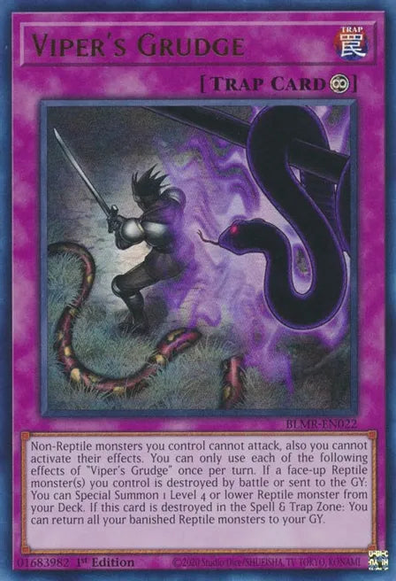 VIPER"S GRUDGE BATTLES OF LEGENDMonstrous Revenge BLMR-EN022 ULTRA RARE