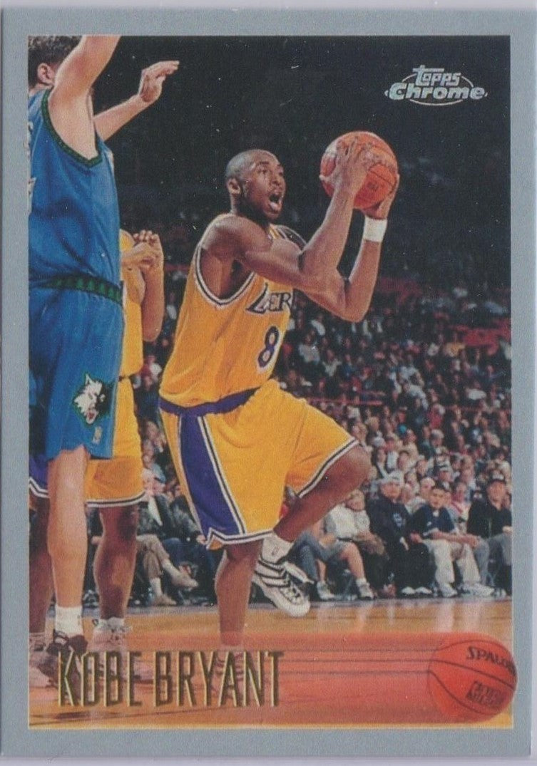 1996-97 Topps Chrome #138 Kobe Bryant ROOKIE Reprint Card