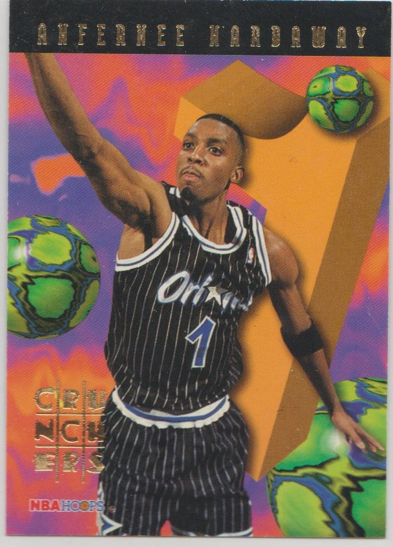 1995 HOOPS NUMBER CRUNCHERS #6 ANFERNEE HARDAWAY ORLANDO MAGIC Memphis Tigers