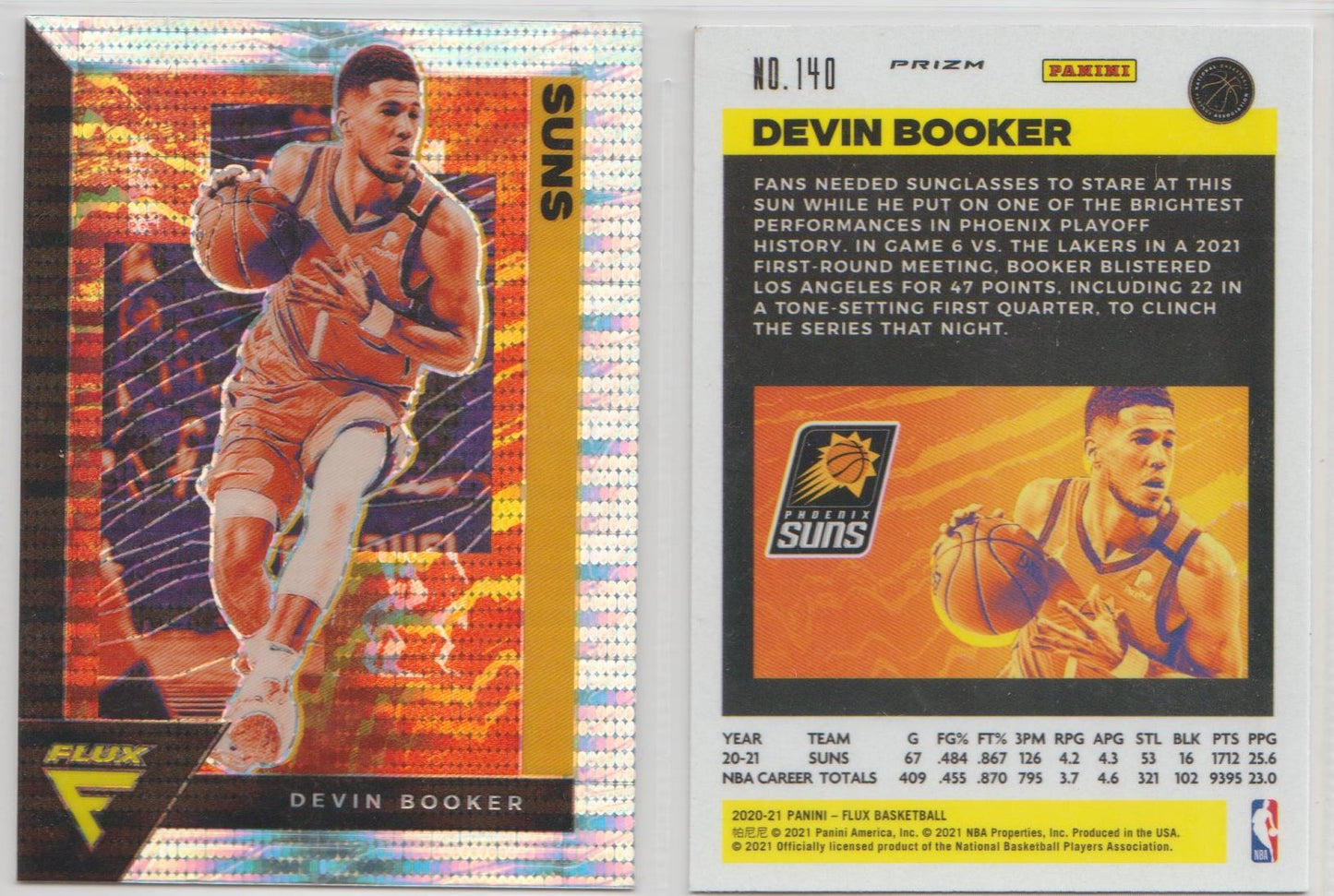 2020 PANINI FLUX PULSAR #140 DEVIN BOOKER MINT PHOENIX SUNS KENTUCKY WILDCATS