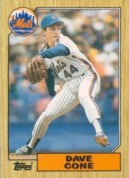 1988 TOPPS  #181 DAVID CONE NEW YORK METS ROOKIE CARD