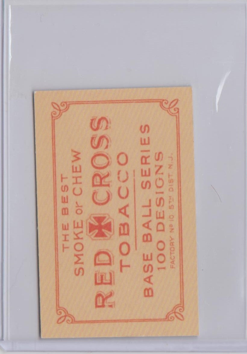 BABE RUTH RED CROSS TOBACCO  REPRINT CARD