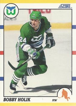 1990-91 Score Rookie and Traded #10T Bobby Holik ROOKIE CARD Hartford Whalers