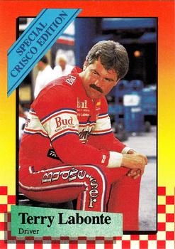 1989 Maxx Racing #7 TERRY LABONTE Special Edition CRISCO Card - NASCAR HALLOF FAME
