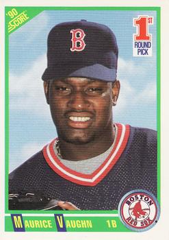 1990 SCORE #675 MO VAUGHN BOSTON RED SOX  ROOKIE Baseball Card