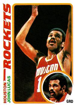 1978-79 TOPPS NBA BASKETBALL JOHN LUCAS #106 HOUSTON ROCKETS NRMT