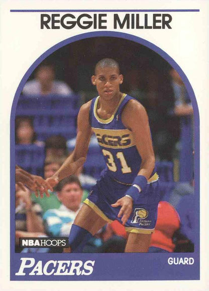 1989-90 NBA Hoops #29  REGGIE MILLER INDIANA PACERS .50 NBA HALL OF FAME 2012