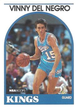 1989-90 Hoops #6 Sacramento Kings  Vinny Del Negro ROOKIE CARD