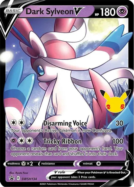 Dark Sylveon V - SWSH134 - SWSH: Sword & Shield Promo Card .99