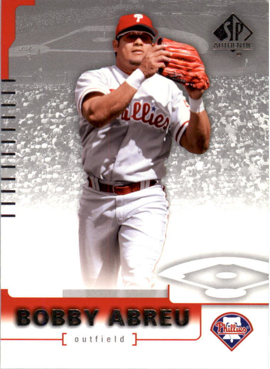 2004  UPPER DECK SP Authentic #11 Bobby Abreu Philadelphia Phillies
