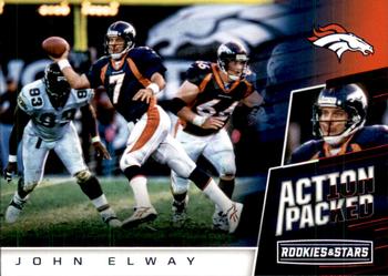 2017 ACTION PACKED RED FOIL ROOKIES AND STARS #15 JOHN ELWAY - DENVER BRONCOS