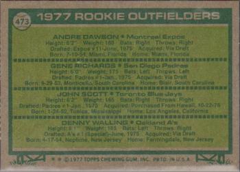 1977 TOPPS #473 ANDRE DAWSON - MONTREAL EXPOS - ROOKIE RP CARD (HOF)