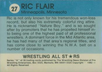 1982 Wrestling AS - #27 RIC FLAIR  Rookie Card RP