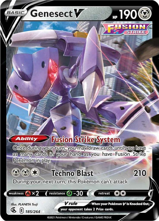 GENESECT  V - SWSH08: Fusion Strike (SWSH08) ULTRA RARE POKEMON