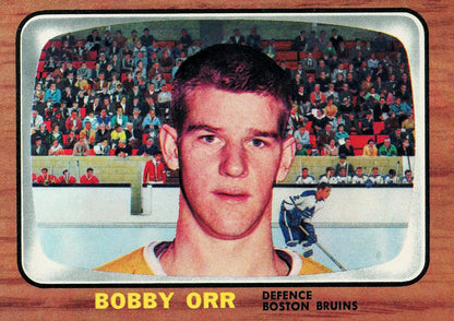 1966-67 Topps #35 BOBBY ORR Rookie Reprint Card - Boston Bruins