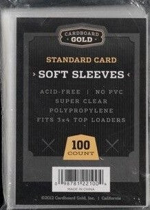 Soft Card Penny Sleeves Pack of 100 Sleeves for Standard Sized Cards