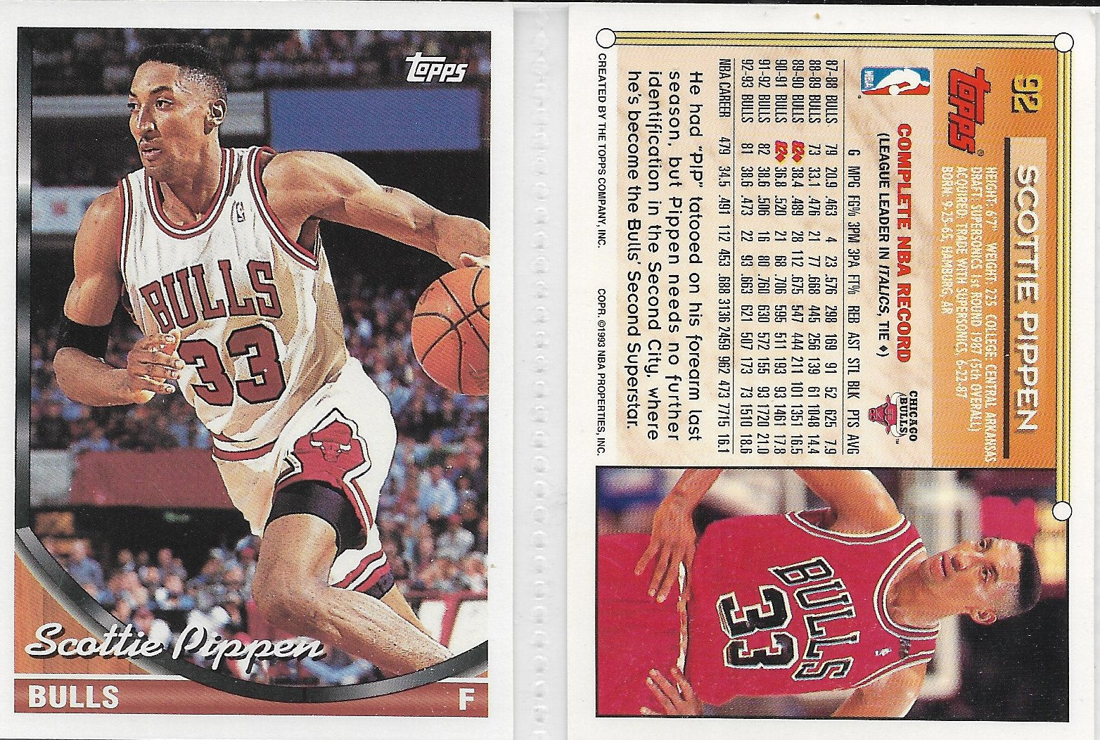 1993 chicago bulls record online