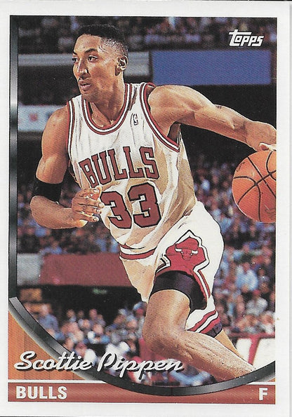 1993 TOPPS #92 HALL OF FAME PLAYERS - SCOTTIE PIPPEN - CHICAGO BULLS