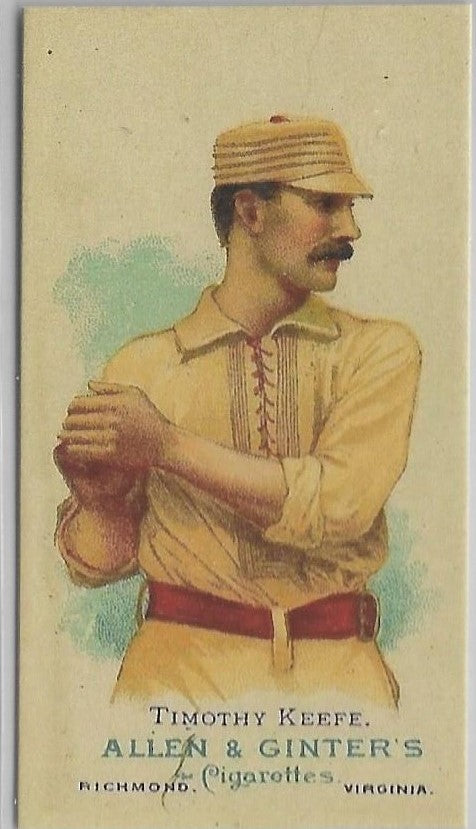 1887 Allen & Ginter N28/N29 Tim Keefe New York Giants -  Baseball Reprint