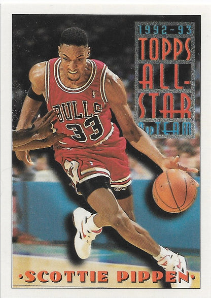 1993 TOPPS #117 SCOTTIE PIPPEN CHICAGO BULLS ALL STAR CARD