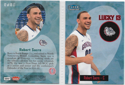2012 FLEER LUCKY 13 BASKETBALL ORIGINAL ROOKIES CARDS COLLEGE - NBA