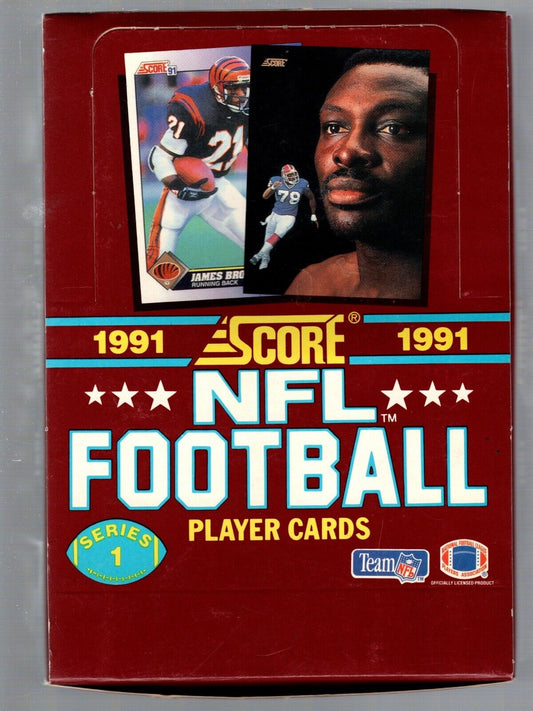 1991 Score Football Series 1 - 16 cards per Pack
