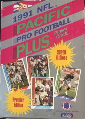 1991  PACIFIC NFL FOOTBALL PACK  - 10 "Super Gloss" Cards per pack