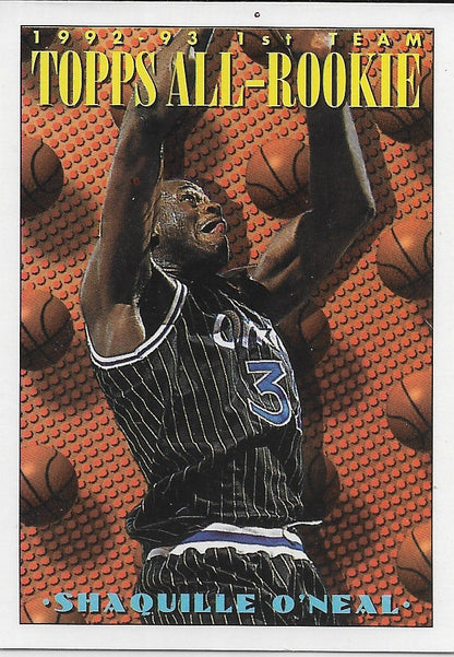 HOF:  1993 TOPPS #152 SHAQUILLE ONEAL  ORLANDO MAGIC -TOPPS ALL RC