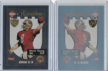 1994 COLLECTORS EDGE EXCALIBUR FX  INSERT CARD FX-4 STEVE YOUNG SAN FRANCISCO 49ERS
