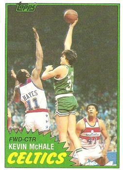 1981 Topps #75 Kevin McHale Boston Celtics Rookie Reprint