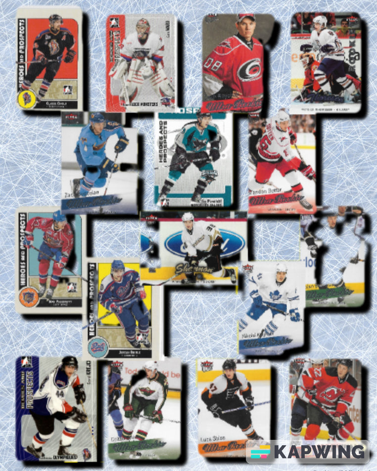 10 CARD NHL ALL ROOKIE CARD LOT - RANDOM MINT - NO DUPLICATES.