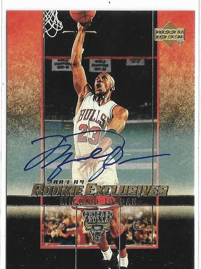 2003-04 Upper Deck Rookie Exclusives MICHAEL JORDAN #60 RP Card CHICAGO BULLS