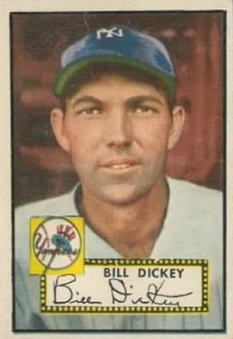 1952 Topps #400 BILL DICKEY -New York Yankees - REPRINT CARD