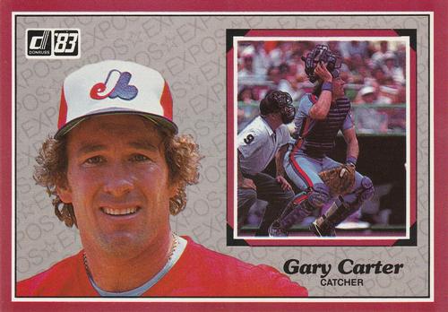 1983 DONRUSS ALL STAR - SUPERSTAR CARD #58 GARY CARTER - MONTREAL EXPOS