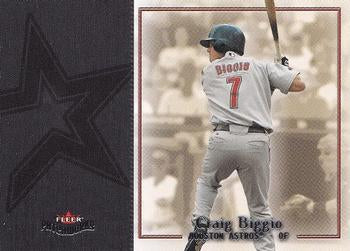 2004 FLEER PATCHWORKS CARD #9  CRAIG BIGGIO - HOUSTON ASTROS