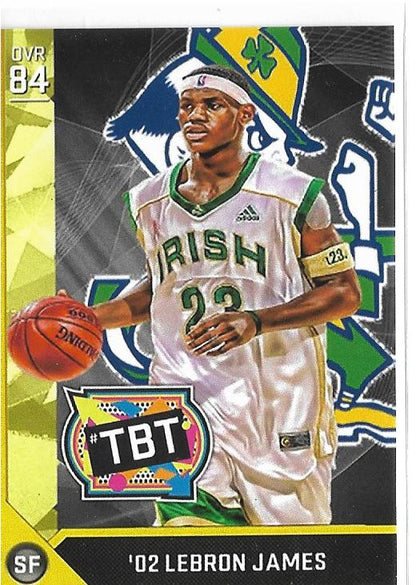 2002 LEBRON JAMES ACEO CUSTOM ROOKIES TBT HIGH SCHOOL CARD # 23