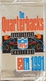 1991 Domino’s Upper Deck Football QUARTERBACKS Unopened Packs