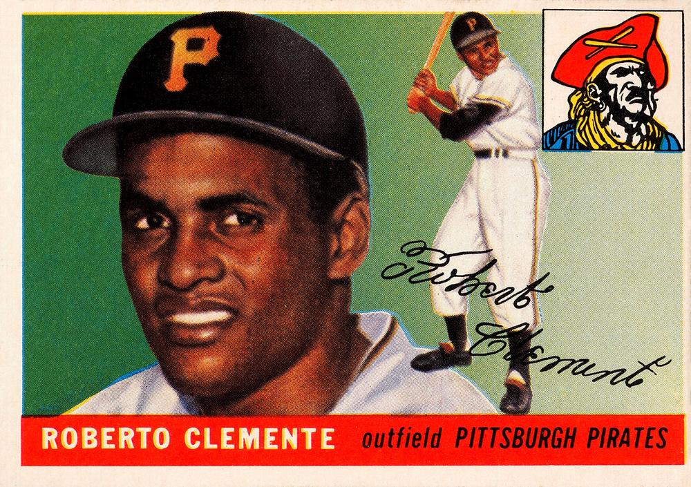 1955 TOPPS #164 Roberto Clemente PITTSBURGH PIRATES Rookie/ RP Card